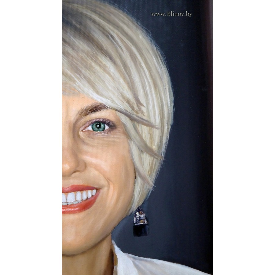 Женский портрет маслом 206